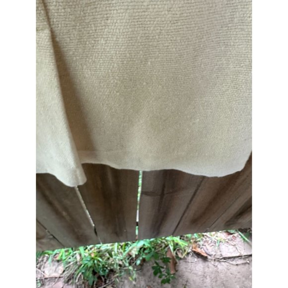 HANDSPUN HANDWOVEN CREAM WOOL PENCIL SKIRT 26" waist - Picture 5 of 6